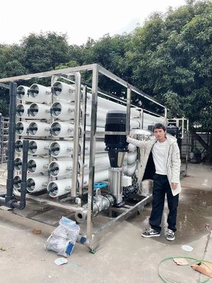 PLC-omgekeerde osmoseinstallatie van roestvrij staal 70m3/h