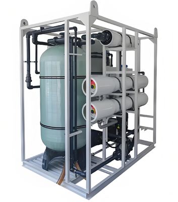 Goede prijs 100-1000 m3/dag Zeewater ontzilting systeem met Filmtec RO membraan online