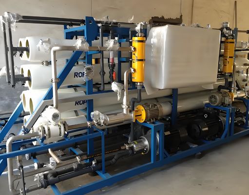 Goede prijs Danfoss / Grundfos pomp zeewater ontzilting systeem met 6,5Mpa werkdruk online
