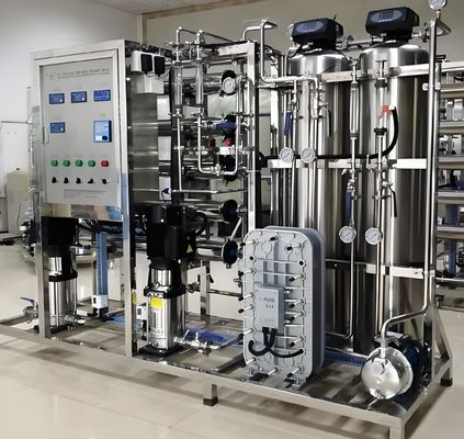 Goede prijs 2 fasen RO EDI-systeem met Siemens S7 PLC-besturing en UPVC / SS304-installatie online