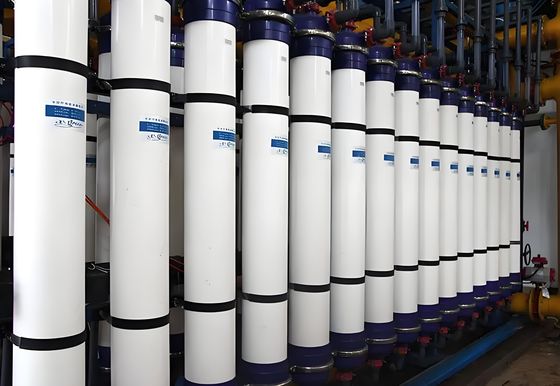 Goede prijs 99.99% SS Verwijdering Ultrafiltratie Watersysteem Terugwasbaar SS304 / PVC-materiaal online