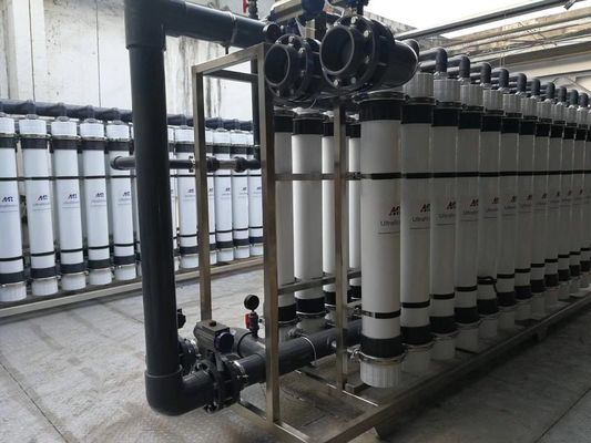 Goede prijs 99% troebelheidsverwijdering Ultrafiltratiesysteem met 100 m3/uur capaciteit en voorbehandeling UF Behandelingsproces online